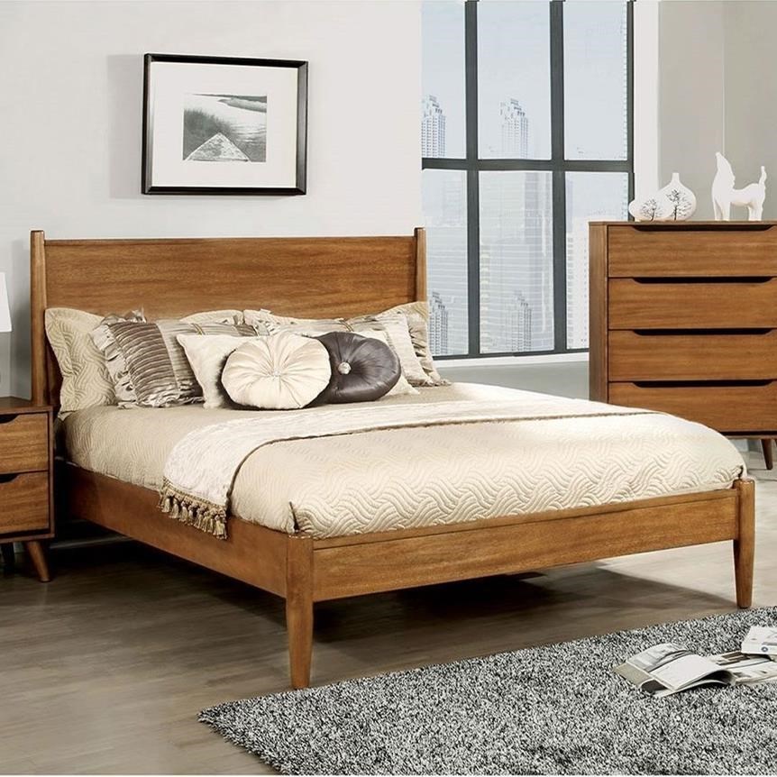 Mid century deals california king bed